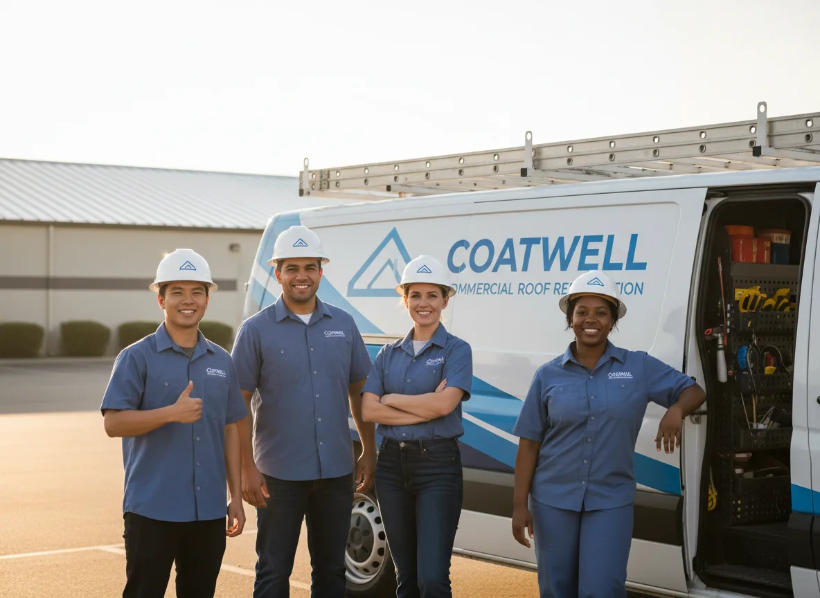 Commercial roof coating company in Ashton, IL